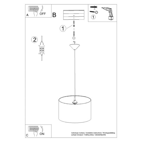 Lampa wisząca FOOTBALL B 40