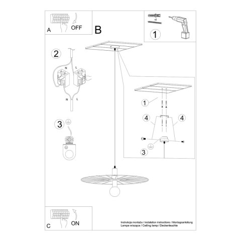 Lampa wisząca SIRKEL 60 czarny