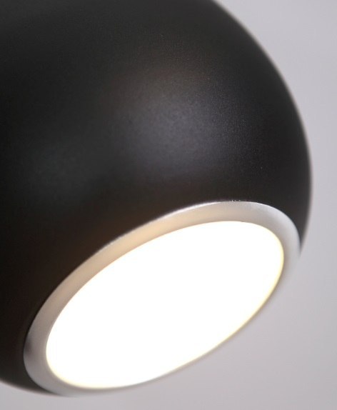 MAXLIGHT P0233 LAMPA WISZĄCA DROP CZARNA