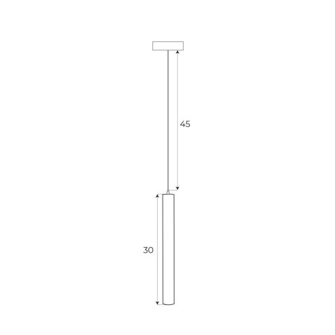 MAXLIGHT M0012N LAMPA WISZĄCA MAGNETYCZNA SYSTEM ON/OFF 5W 361LM 3000K