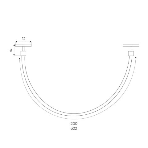 MAXLIGHT M0022N LAMPA MAGNETYCZNA SYSTEM ON/OFF 20W 1404LM 3000K