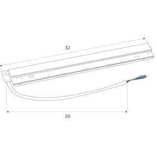 MAXLIGHT MA0005 Zasilacz wewnętrzny 200W do szyn magnetycznych