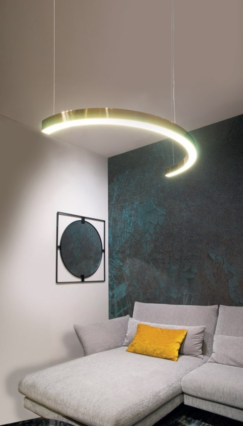 MAXLIGHT P0422D LAMPA WISZĄCA LOTUS 33W ZŁOTA ŚCIEMNIALNA MAXLIGHT P0422D LAMPA WISZĄCA LOTUS 33W ZŁOTA ŚCIEMNIALNA