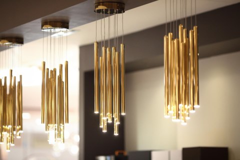 MAXLIGHT P0524D LAMPA WISZĄCA ORGANIC 10x ZŁOTO SZCZOTKOWANE MAŁA ŚCIEMNIALNA MAXLIGHT P0524D LAMPA WISZĄCA ORGANIC 10x ZŁOTO SZCZOTKOWANE MAŁA ŚCIEMNIALNA