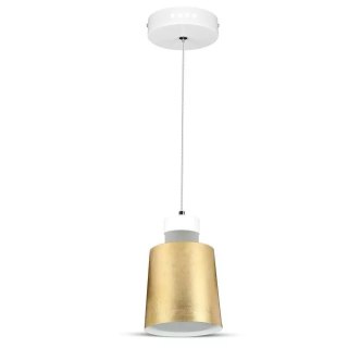 Oprawa Zwieszana LED V-TAC 7W (Akryl) Złoty 120x190mm VT-7333-G 3000K 400lm 3 Lata Gwarancji