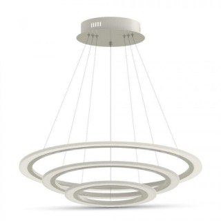Oprawa Zwieszana V-TAC 70W Soft Light Chandelier Slim 3 pierścienie Ściemnialna VT-70-3D 4000K 5250lm 3 Lata Gwarancji