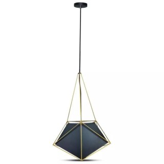 Oprawa Zwieszana V-TAC Basics Złoto / Czarny Klosz 400x540mm VT-7401 5 Lat Gwarancji