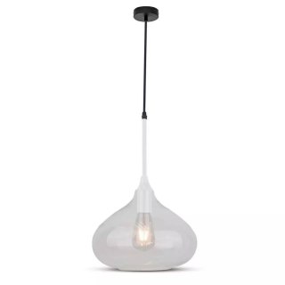 Oprawa Zwieszana V-TAC Modern Biały Szkło fi280mm VT-7281-WG 5 Lat Gwarancji