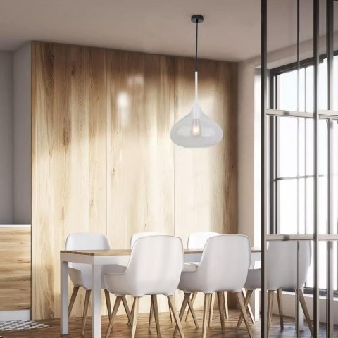 Oprawa Zwieszana V-TAC Modern Biały Szkło fi280mm VT-7281-WG 5 Lat Gwarancji
