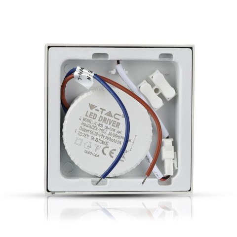 Panel LED Natynkowy V-TAC Premium 18W Kwadrat VT-1805SQ 4000K 1500lm Panel LED Natynkowy V-TAC Premium 18W Kwadrat VT-1805SQ 4000K 1500lm