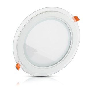 Panel LED V-TAC 18W LED Szkło Okrągły VT-1881G 4000K 1260lm