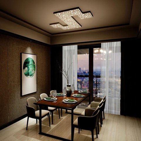 Panel V-TAC 8W LED Czarny Gwiazdy Zmiana Koloru Pilot 300x300x40mm VT-7128 2700K-6400K 900lm Panel V-TAC 8W LED Czarny Gwiazdy Zmiana Koloru Pilot 300x300x40mm VT-7128 2700K-6400K 900lm