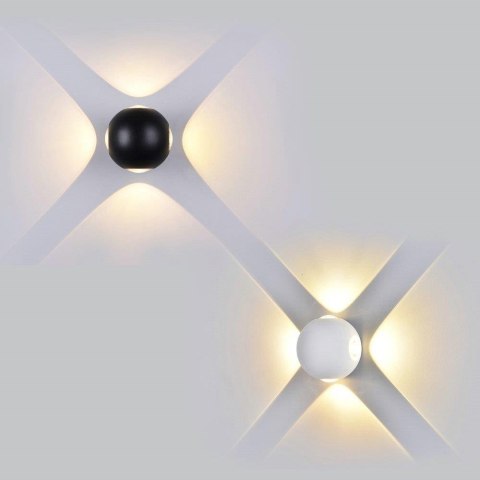 Kinkiet Ścienny V-TAC 4W LED Biały Okrągły IP65 VT-834 3000K 440lm