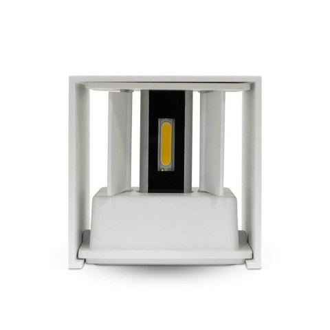 Oprawa Ścienna V-TAC 12W LED Góra Dół Regulowana Chip BRIDGELUX Biały Kwadrat IP65 VT-759-12 4000K 1100lm
