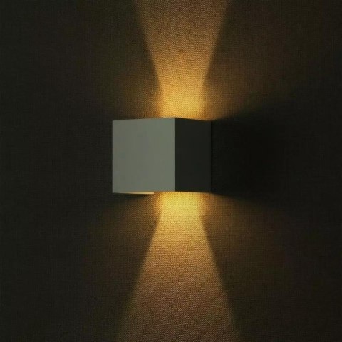 Oprawa Ścienna V-TAC 12W LED Góra Dół Regulowana Chip BRIDGELUX Biały Kwadrat IP65 VT-759-12 4000K 1100lm