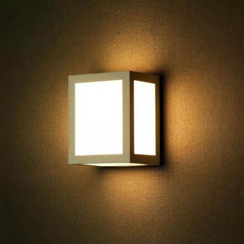 Oprawa Ścienna V-TAC 12W LED IP65 Biała VT-822 3000K 750lm