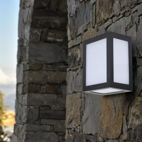 Oprawa Ścienna V-TAC 12W LED IP65 Czarna VT-822 3000K 750lm