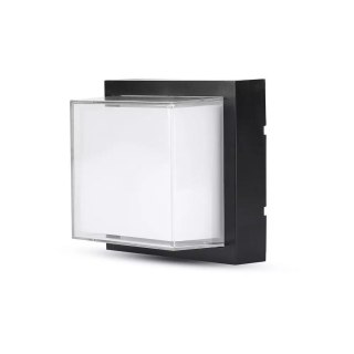 Oprawa V-TAC 12W LED IP65 Czarny Kwadrat VT-828 4000K 900lm