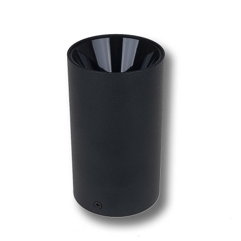 Oprawa Sufitowa V-TAC GU10 Okrągła Natynkowa Tuba Czarny+Czarny 80x140mm VT-882RD-B 3 Lata Gwarancji
