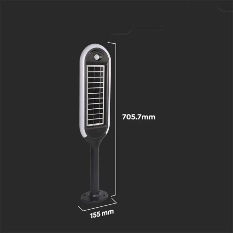 Słupek Ogrodowy V-TAC Solarny LED 5W 2w1 VT-945 4000K 400lm