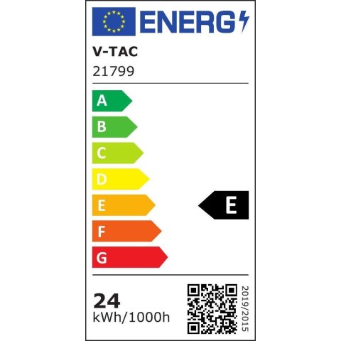 Tuba Świetlówka LED T8 V-TAC SAMSUNG CHIP 150cm 24W G13 Nano Plastic VT-152 3000K 3000lm 5 Lat Gwarancji