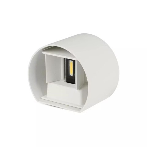 Oprawa Ścienna 5W V-TAC Góra Dół Regulowana Biały Okrągły IP65 Bridgelux VT-756 4000K 700lm