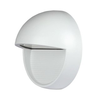 Oprawa Ścienna Elewacyjna 3W LED V-TAC Biała Okrągła 230V IP65 VT-1182-W 3000K 210lm