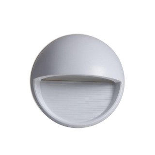 Oprawa Ścienna Elewacyjna 3W LED V-TAC Biała Okrągła 230V IP65 VT-1182-W 3000K 210lm