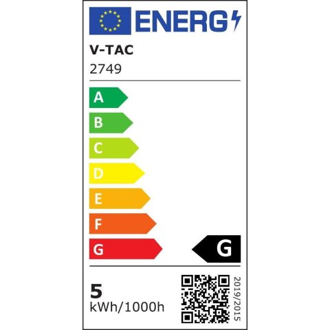 Żarówka LED V-TAC 5W E27 T60 Vintage SMD Grzałka VT-2245 2700K 250lm Żarówka LED V-TAC 5W E27 T60 Vintage SMD Grzałka VT-2245 2700K 250lm