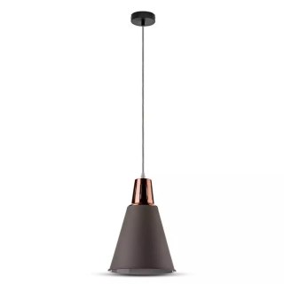 Oprawa Zwieszana Modern V-TAC Szary Mat fi220 VT-75206 5 Lat Gwarancji
