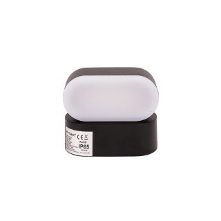 Kinkiet Ścienny V-TAC 6W LED Czarny IP65 Obrotowy 350st VT-816 4000K 800lm