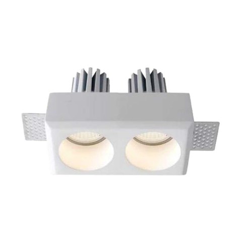 Oprawa Gipsowa V-TAC 2xGU10 Sufitowa Biała 150x80 VT-11011 3 Lata Gwarancji Oprawa Gipsowa V-TAC 2xGU10 Sufitowa Biała 150x80 VT-11011 3 Lata Gwarancji