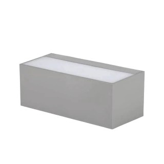Oprawa Ścienna V-TAC 12W LED Góra Dół Szara IP65 VT-8057 4000K 1150lm
