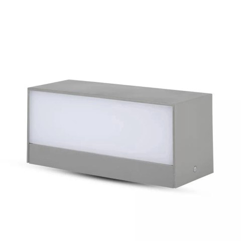 Oprawa Ścienna V-TAC 12W LED Góra Dół Szara IP65 VT-8057 6400K 1150lm