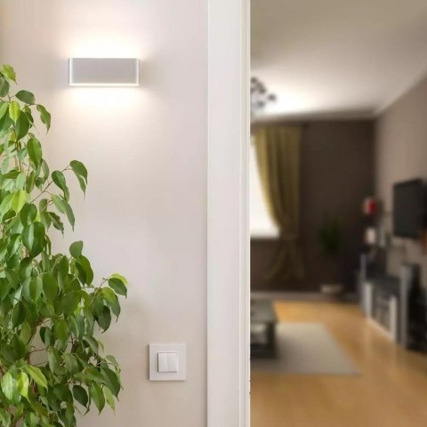 Oprawa Ścienna V-TAC 12W LED Góra Dół Szara IP65 VT-8057 6400K 1150lm