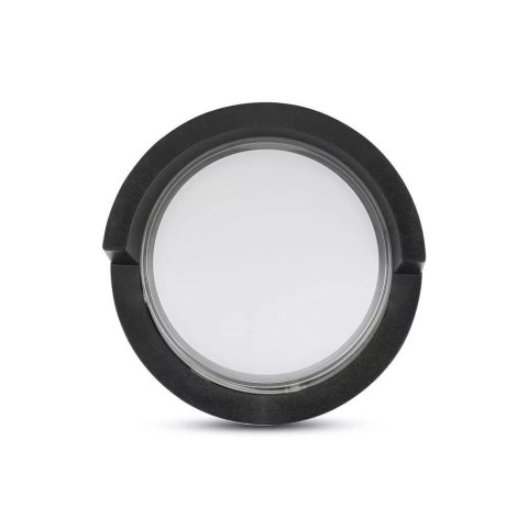 Oprawa Ścienna V-TAC 7W LED Czarna Okrągła IP65 VT-831 3000K 610lm