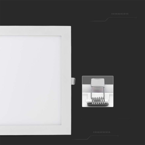 Panel LED V-TAC Premium Downlight 30W Kwadrat 300x300 120Lm/W VT-3107SQ-N 4000K 3820lm