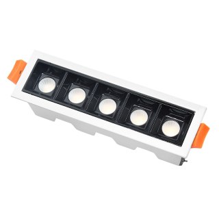 Lampa liniowa Led podtynkowa 10W 3000K biała JDL-5T