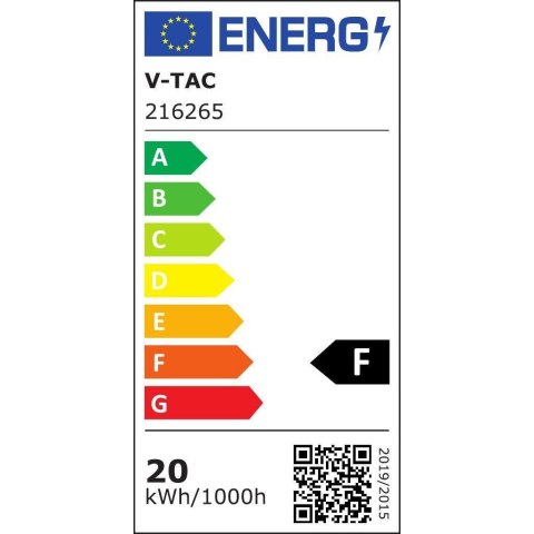 Tuba Świetlówka LED T8 V-TAC 22W 150cm z starterem VT-1577 3000K 2100lm 3 Lata Gwarancji