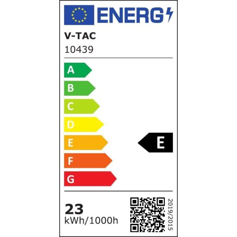 Oprawa Ścienna Elewacyjna LED Linia V-TAC 23W IP65 Antracyt 140cm VT-1178 4000K 3150lm