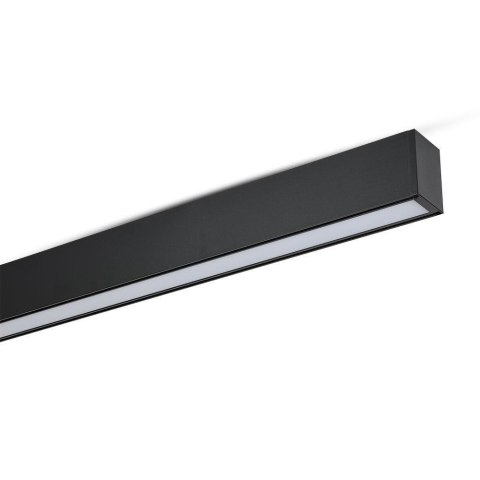 Oprawa V-TAC LED Linear SAMSUNG CHIP 40W Do łączenia Zwieszana Czarna 120cm VT-7-40-B 4000K 3200lm 5 Lat Gwarancji