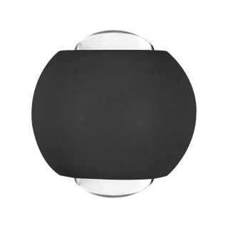 Oprawa Ścienna Góra Dół V-TAC 2W LED IP54 Czarna VT-2502 4000K 200lm