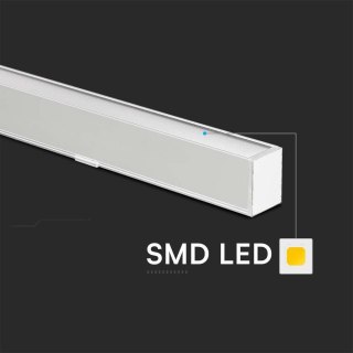 Oprawa V-TAC LED Linear SAMSUNG CHIP 40W CCT Zwieszana 120cm Biała VT-7-44 3000K+4000K+6400K 3400lm 5 Lat Gwarancji