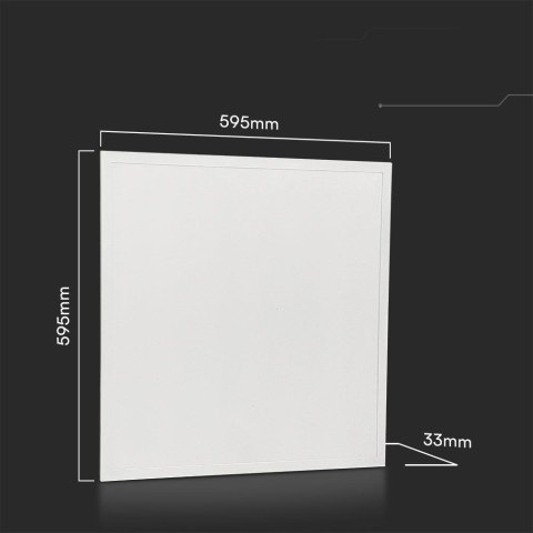 Panel LED V-TAC 25W 600x600 LED Backlight 33mm 180Lm/W VT-60025 6500K 4500lm