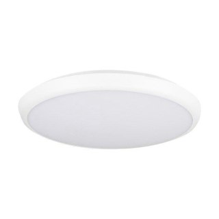 Plafon LED V-TAC Czujnik Mikrofalowy SAMSUNG CHIP 12W SLIM IP65 fi270mm VT-12SS 4000K 1440lm 5 Lat Gwarancji