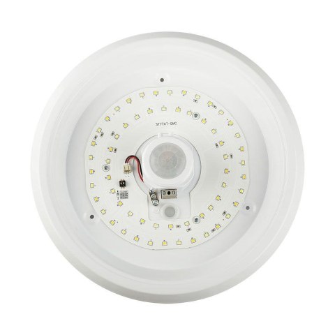 Plafon LED V-TAC SAMSUNG CHIP 12W 29cm Czujnik Ruchu CCT Okrągły Biały VT-13CCT 3000K-4000K-6000K 900lm 5 Lat Gwarancji