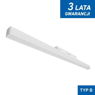 Linia Led do szyn magnetycznych biała 20W 3000K DDCX-FG600 - TYP B