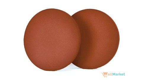 Panel wygłuszający 3d WallMarket, Panel dekoracyjny akustyczny, Koło miedziany 32 x 32 x 3,5 cm