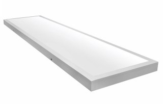 Plafon Natynkowy Biały 120cm X 30cm 60W barwa ciepła