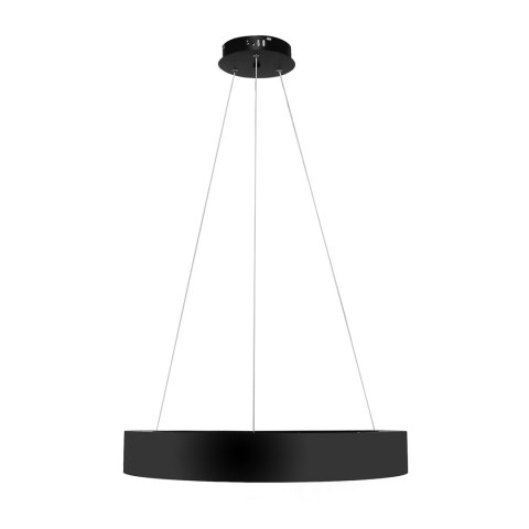 Lampa Led Wisząca okrąg 35W 4000K czarna DL-G03